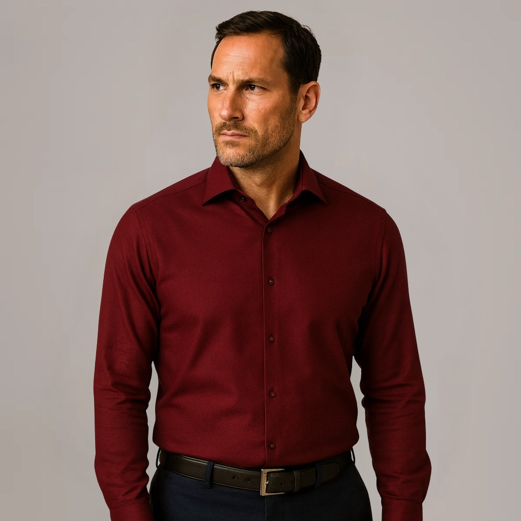 Chemise Infroissable à Coupe Ajustée