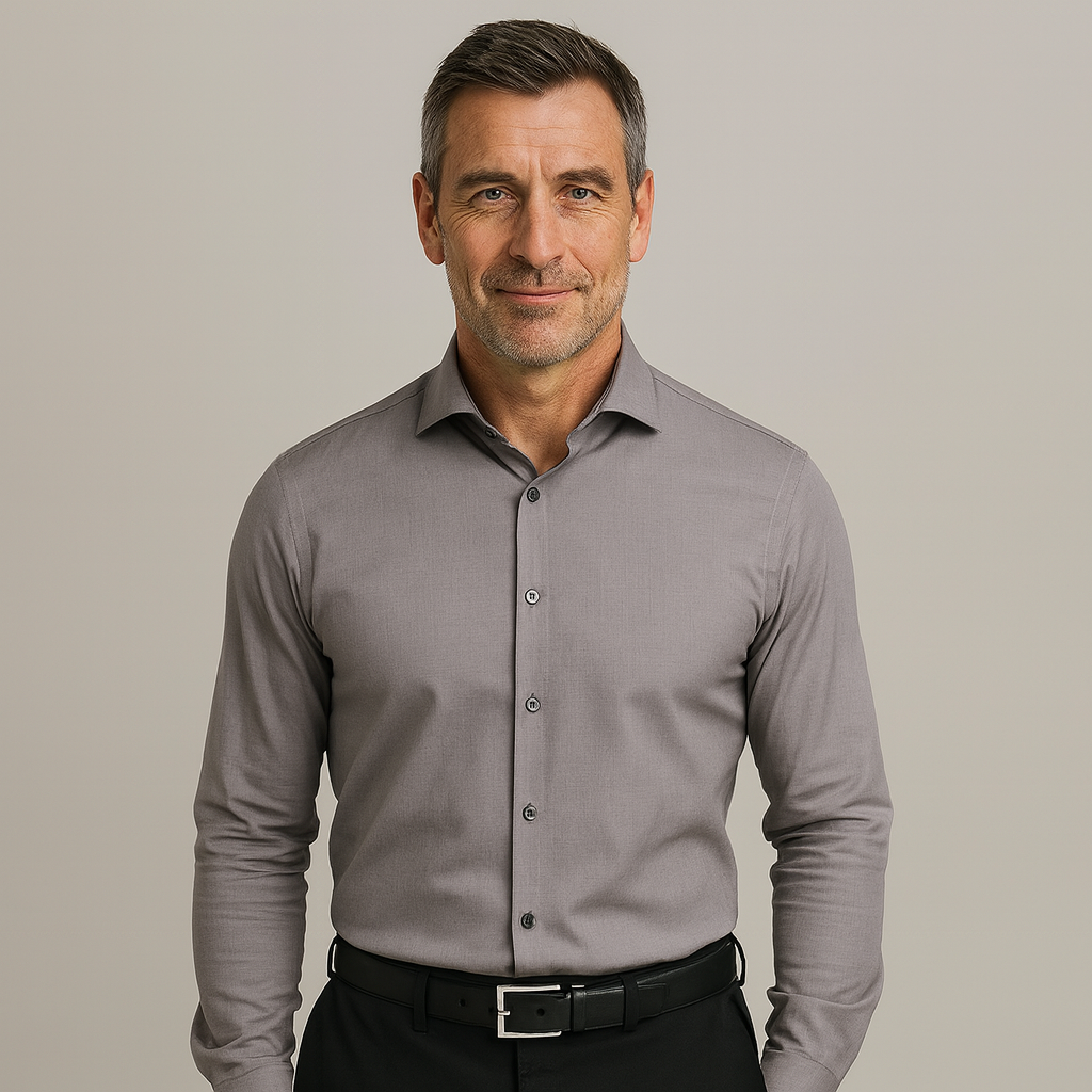 Chemise Infroissable à Coupe Ajustée